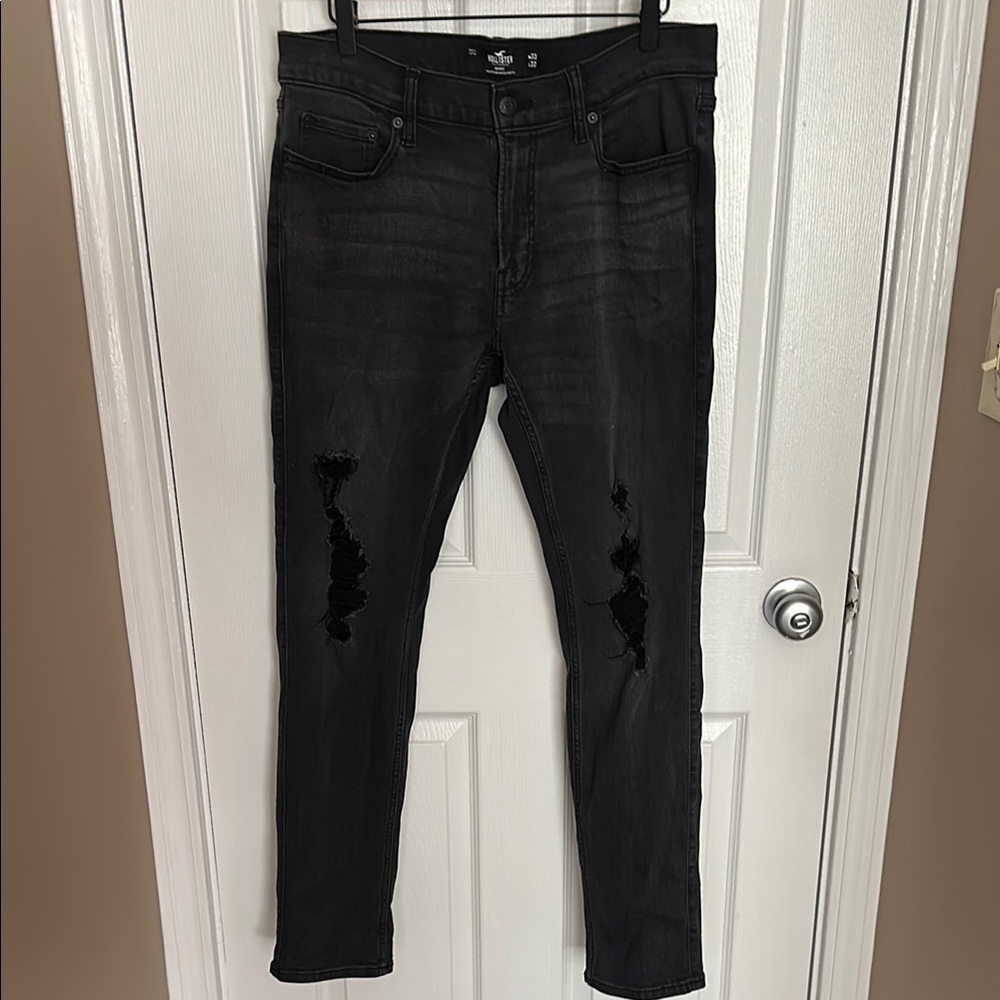 Hollister Black Skinny Jeans with Stretch
